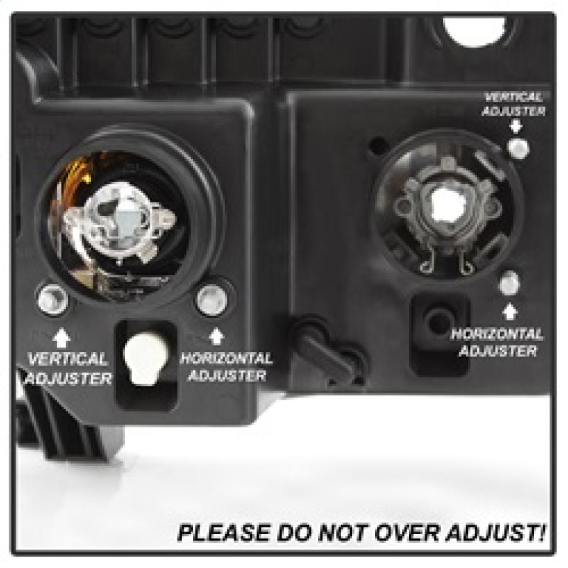 Spyder 07-13 Toyota Tundra V2 Light Bar DRL Projector Headlights - Chrome (PRO-YD-TTU07V2-LB-C) Headlights SPYDER