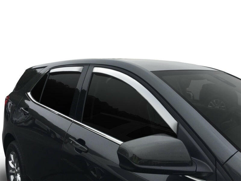 AVS 18-22 Chevrolet Equinox Ventvisor Window Deflectors 4pc - Chrome Wind Deflectors AVS