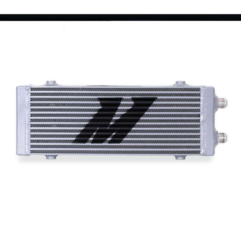 Mishimoto Universal Medium Bar and Plate Dual Pass Silver Oil Cooler Oil Coolers Mishimoto