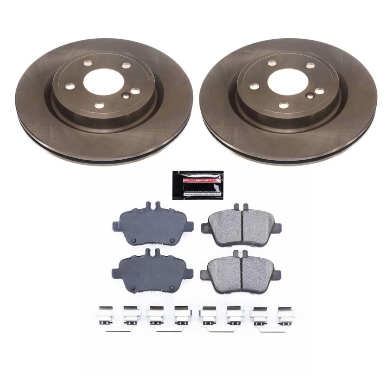 Power Stop 14-19 Mercedes-Benz CLA250 Rear Autospecialty Brake Kit Brake Kits - OE PowerStop