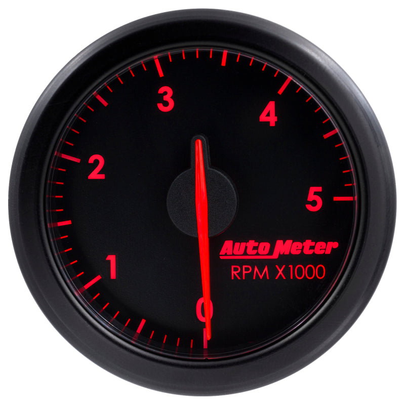 Autometer Airdrive 2-1/6in Tachometer Gauge 0-5K RPM - Black Gauges AutoMeter