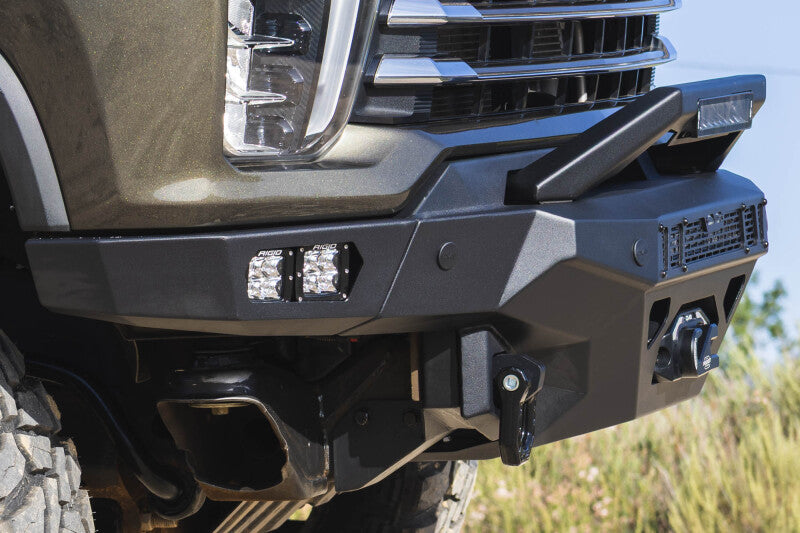 DV8 Offroad 20-23 Chevrolet Silverado 2500/3500 Spec Series Front Bumper w/ Winch Bumpers - Steel DV8 Offroad