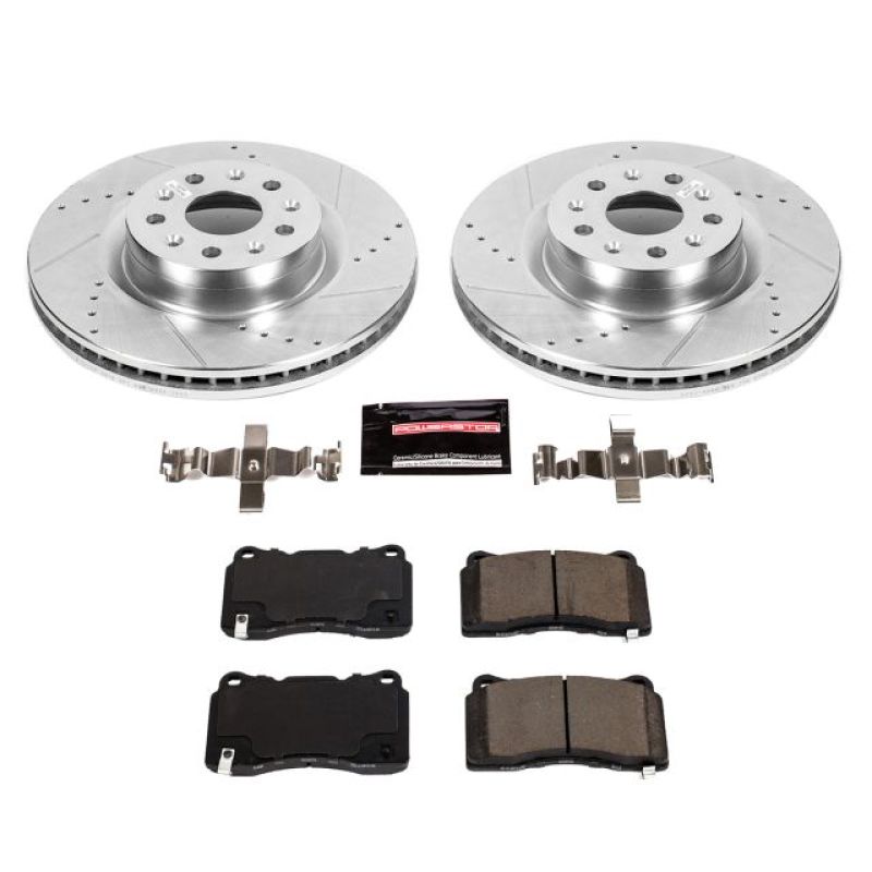 Power Stop 16-17 Cadillac CT6 Front Z23 Evolution Sport Brake Kit Brake Kits - Performance D&S PowerStop