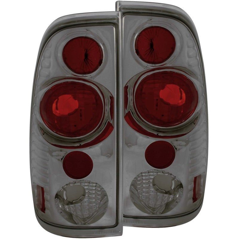 ANZO 1997-2003 Ford F-150 Taillights Smoke G2 Tail Lights ANZO