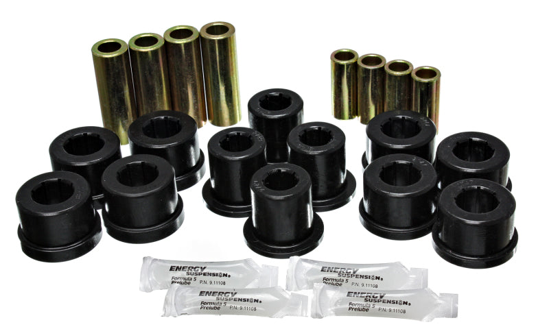 Energy Suspension 87-92 Toyota Supra Black Front Control Arm Bushing Set Bushing Kits Energy Suspension