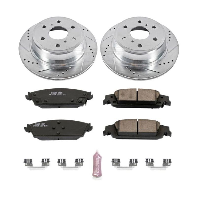 Power Stop 15-19 Cadillac Escalade Rear Z23 Evolution Sport Brake Kit Brake Kits - Performance D&S PowerStop