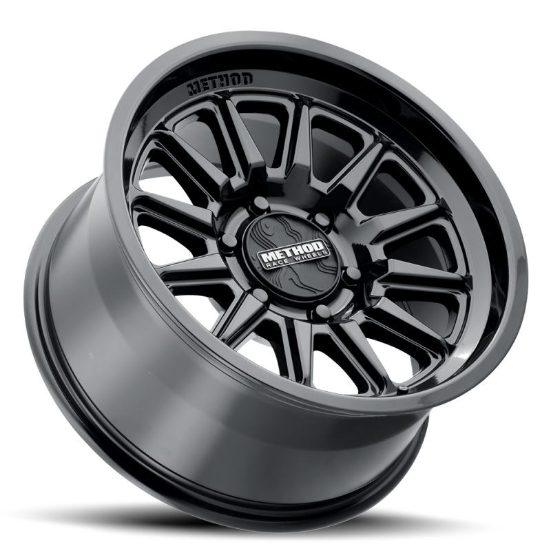 Method MR323 - 17x8.5 / 6x5.5 / ET 25 / 106.25 CB - Gloss Black Wheels - Cast Method Wheels