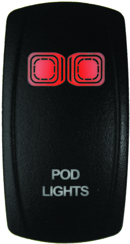 DragonFire Racing Lighted Switch On/Off Red Relays DragonFire Racing