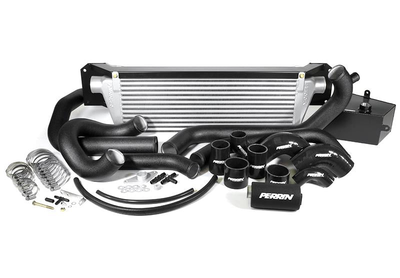 PERRIN 15-21 Subaru STI Front Mount Intercooler Boost Tubes + Hardware - Black Tubes Intercooler Ducting Perrin Performance