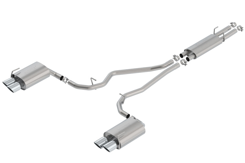 Borla 2020 Ford Explorer ST 3.0L V6 2.25in S-type Exhaust - Chrome Tips Catback Borla