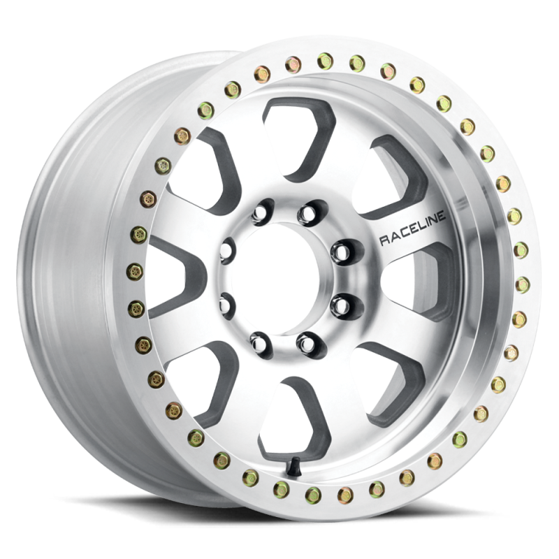 Raceline RT260M Avenger 17x9in / 6x135 BP / -12mm Offset / 87.10mm Bore - Machined Beadlock Wheel Wheels - Cast Raceline