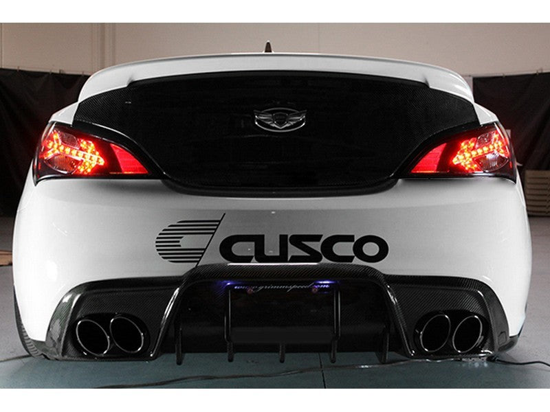Spyder Hyundai Genesis 10-12 2Dr LED Tail Lights Black ALT-YD-HYGEN09-LED-BK Tail Lights SPYDER