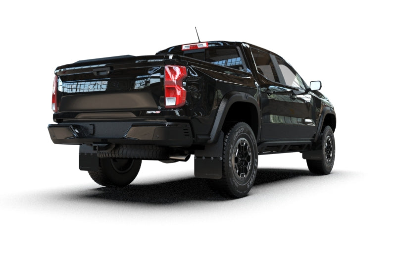 Rally Armor 23-25 Chevy Colorado ZR2 Black Mud Flap - Metallic Black Logo Mud Flaps Rally Armor