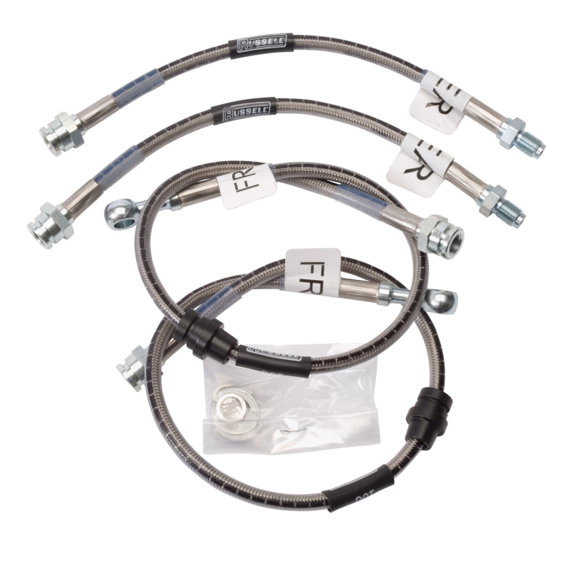 Russell Performance 95-99 Mitsubishi Eclipse 2WD & All Wheel Drive Brake Line Kit Brake Line Kits Russell