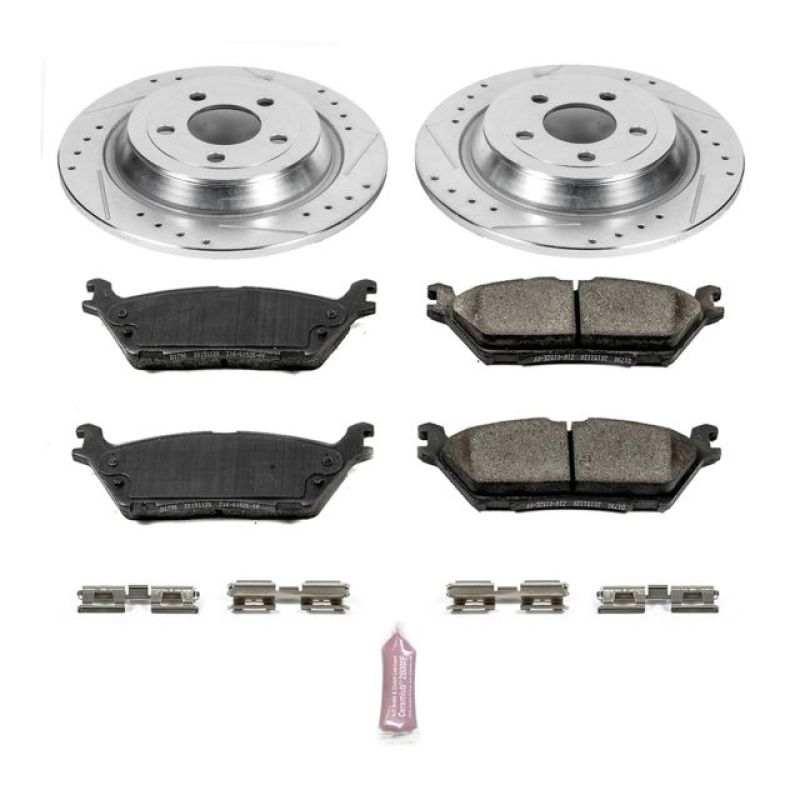 Power Stop 15-17 Ford F-150 Rear Z23 Evolution Sport Brake Kit Brake Kits - Performance D&S PowerStop