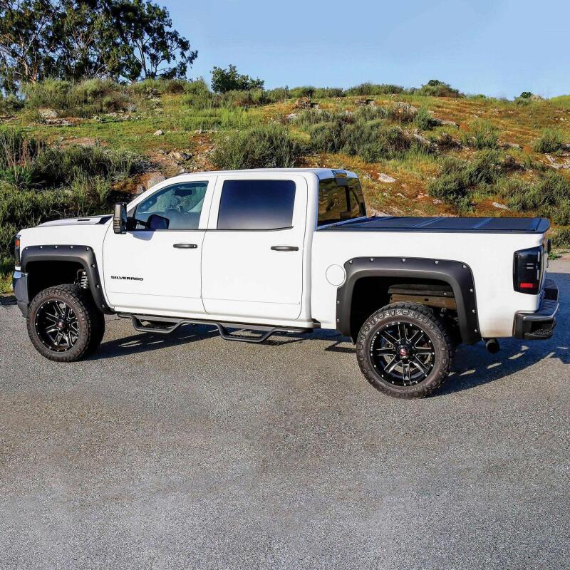 Westin 14-18 Chevrolet Silverado / GMC Sierra Crew Cab Outlaw Nerf Step Bars (Excl. Diesel) Nerf Bars Westin