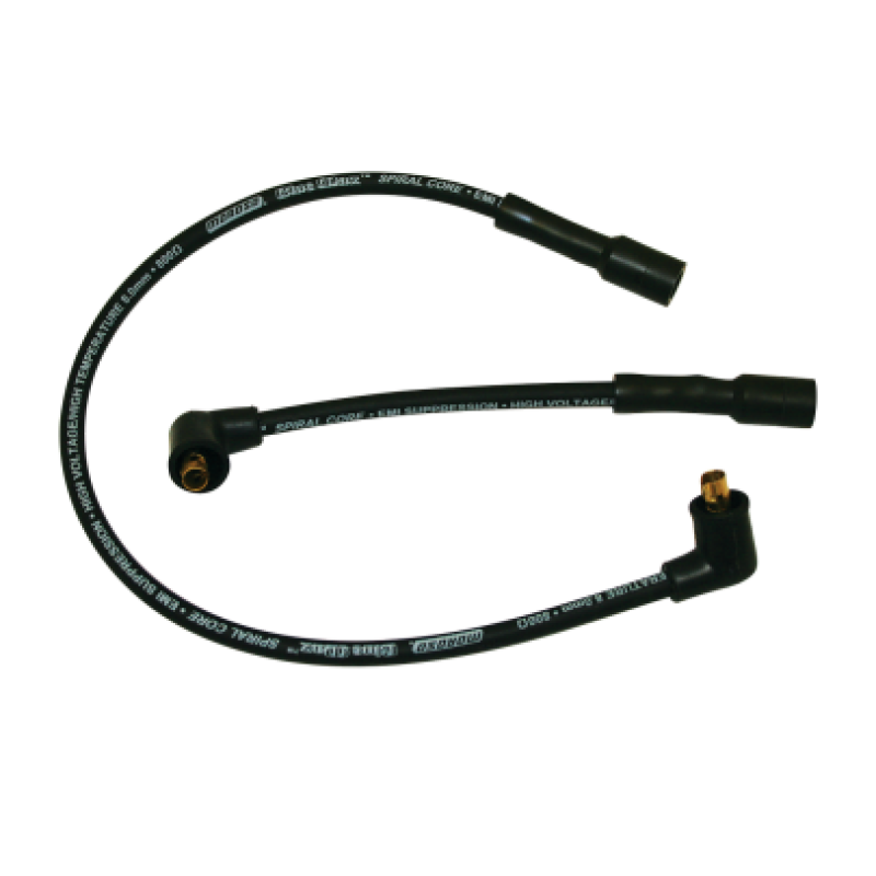 Moroso 85-96 Harley-Davidson FLT/FLHT/FLHR/FLTR/FLHS Spiral Core Wire Set - Black Spark Plug Wire Sets Moroso
