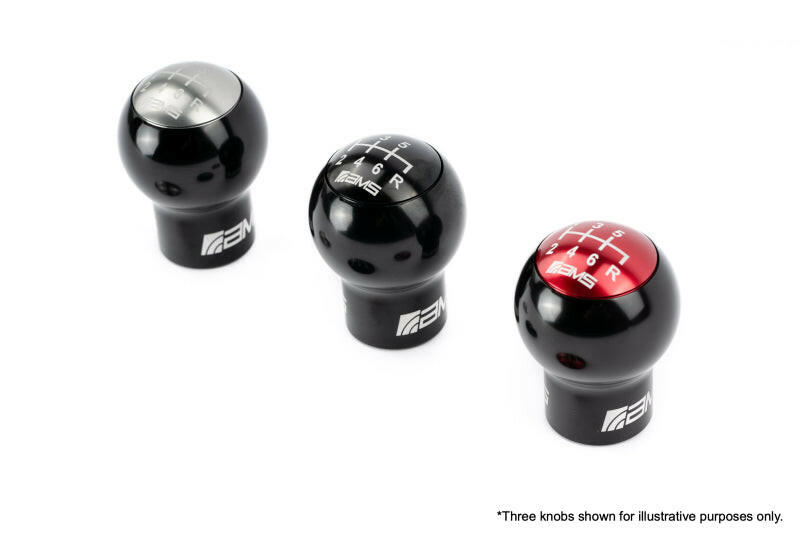 AMS Performance Subaru WRX/STi 6-Speed Billet Shift Knob (Incl Red, Black, & Gunmetal Cap) Shift Knobs AMS