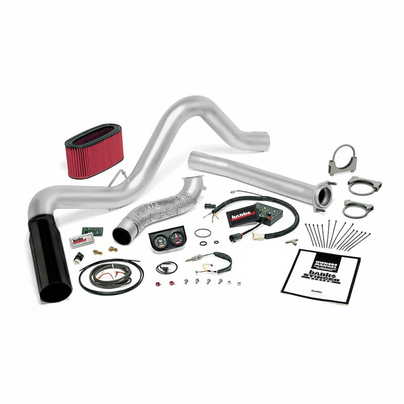 Banks Power 95.5-97 Ford 7.3L Auto Stinger System - SS Single Exhaust w/ Black Tip Performance Packages Banks Power