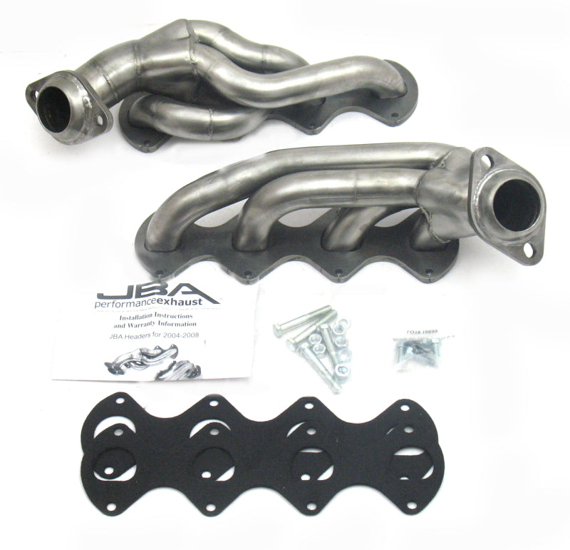 JBA 04-10 Ford F-Series 5.4L 3V 1-5/8in Primary Raw 409SS Cat4Ward Header Headers & Manifolds JBA