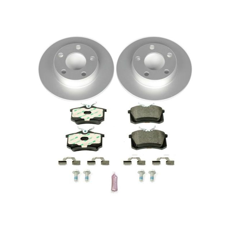 Power Stop 98-04 Audi A6 Quattro Rear Euro-Stop Brake Kit Brake Kits - OE PowerStop