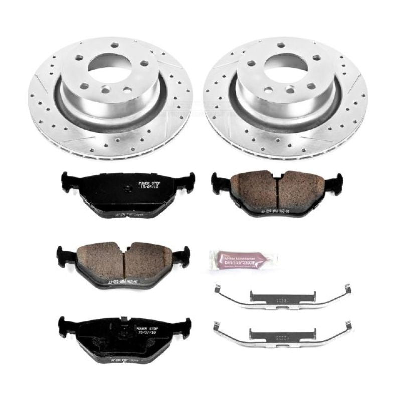 Power Stop 03-08 BMW Z4 Rear Z23 Evolution Sport Brake Kit Brake Kits - Performance D&S PowerStop