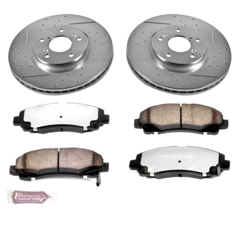 Power Stop 06-11 Honda Ridgeline Front Z36 Truck & Tow Brake Kit Brake Kits - Performance D&S PowerStop