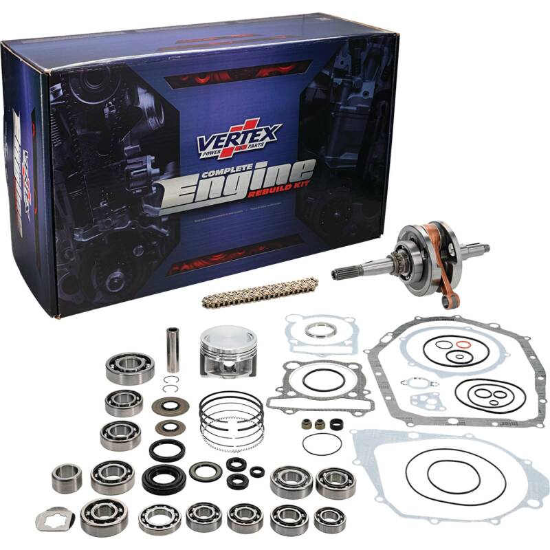Vertex Pistons 04-13 YFM 350 Raptor/87-04 YFM 350 X Warrior Complete Engine Rebuild Kit Gasket Kits Vertex Pistons