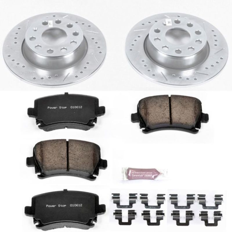 Power Stop 2013 Audi A3 Quattro Rear Z23 Evolution Sport Brake Kit Brake Kits - Performance D&S PowerStop