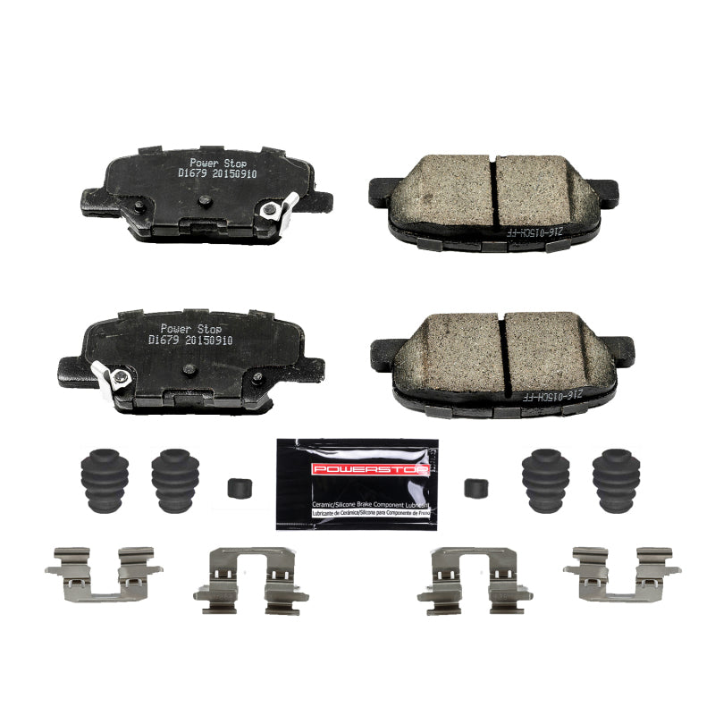 Power Stop 14-16 Mazda 3 Rear Z23 Evolution Sport Brake Pads w/Hardware Brake Pads - Performance PowerStop