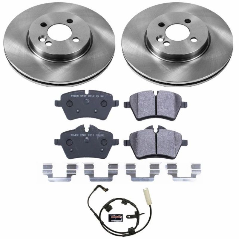 Power Stop 07-10 Mini Cooper Front Track Day Brake Kit Brake Kits - Performance Blank PowerStop