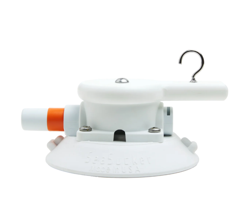 SeaSucker Compact Hook Single - White Mounts - Hooks/Handles/Utility SeaSucker
