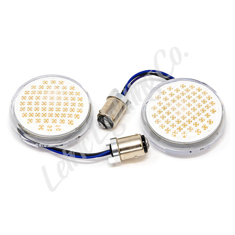 Letric Lighting Deluxe Bullet Style Insert 1157 Amber Light Accessories and Wiring Letric Lighting