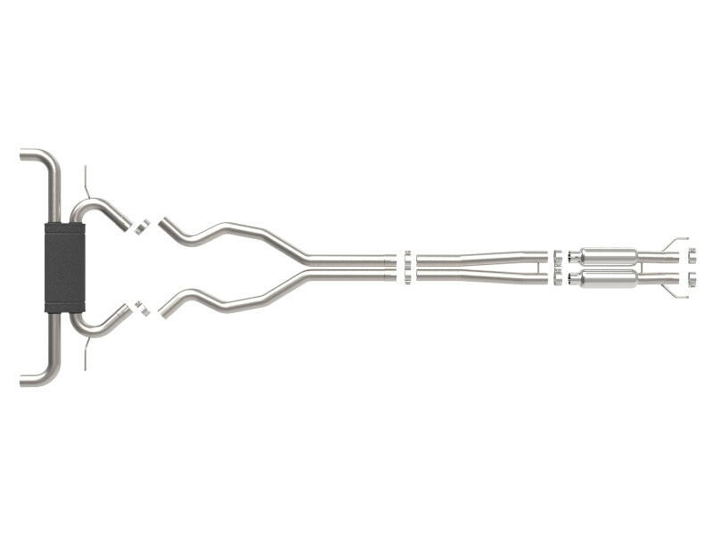 aFe Vulcan Series 2 1/2in 304 SS Cat-Back 19-20 Ford Edge ST V6 2.7L(tt) Catback aFe