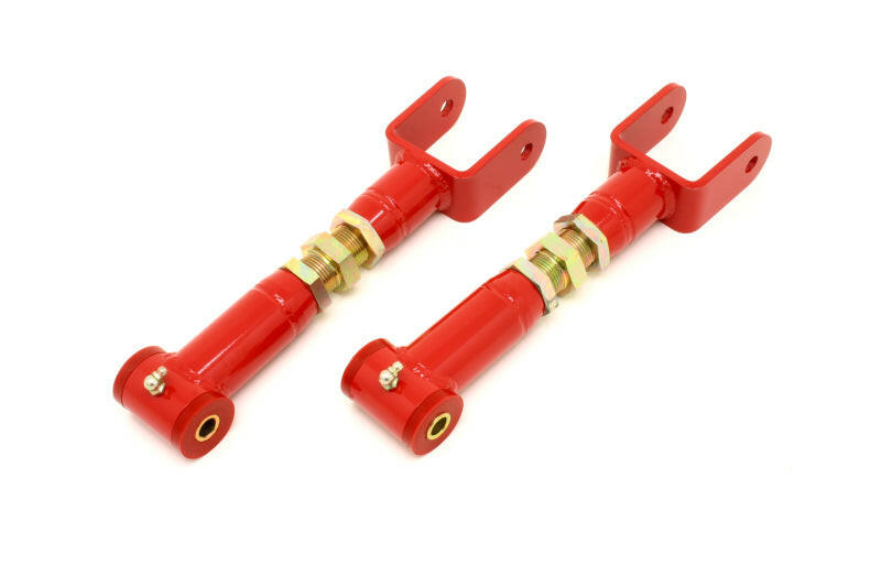 BMR 78-87 G-Body Upper Control Arms On-Car Adj. (Polyurethane) - Red Control Arms BMR Suspension