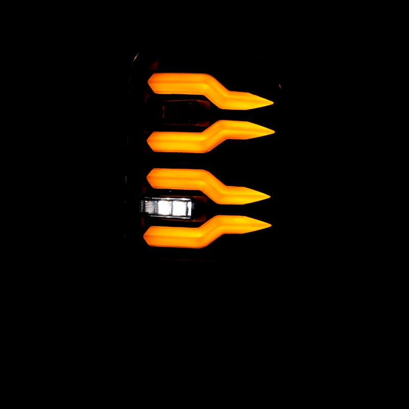 AlphaRex 94-01 Dodge Ram 1500/2500/3500 LUXX-Series LED Tail Lights - Alpha-Black Tail Lights AlphaRex