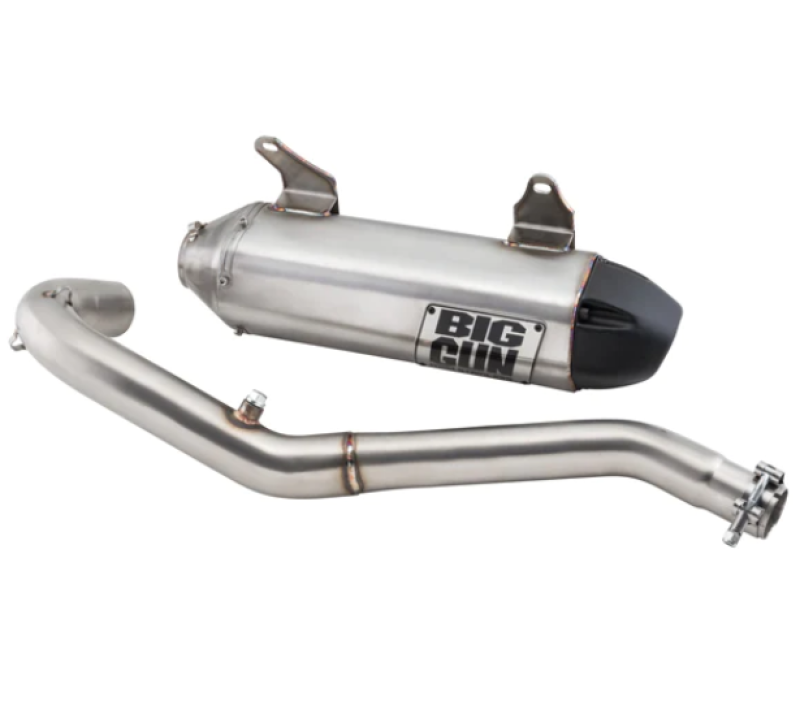 Big Gun 15-23 Honda RINCON 680 EXO Stainless Slip On Exhaust Powersports Exhausts Big Gun