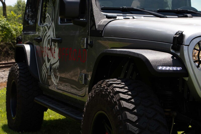 Fishbone Offroad 2018+ Jeep Wrangler JL Rear Fenders Elite Aluminum Fenders Fishbone Offroad
