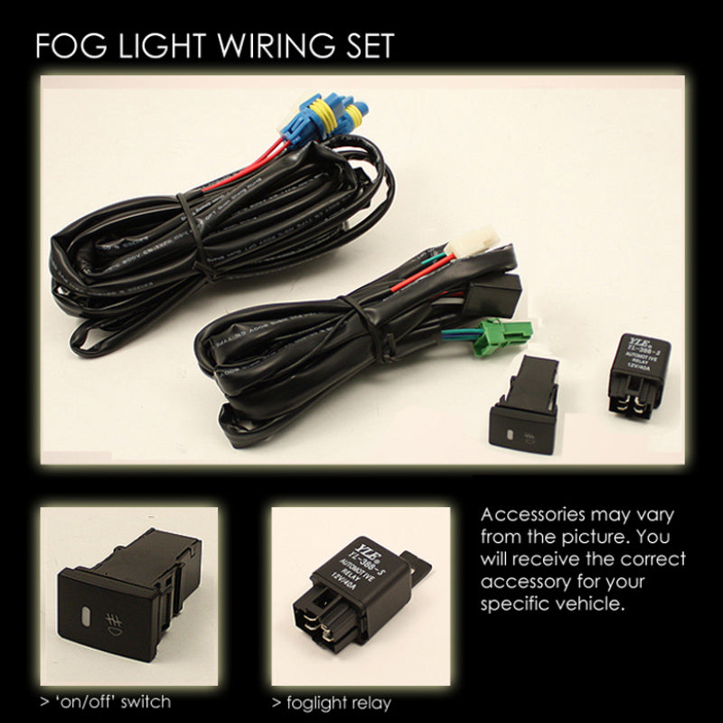 Spyder Toyota Tacoma 2012-2015 OEM Fog Lights W/Switch Clear FL-CL-TTA2012-C Fog Lights SPYDER