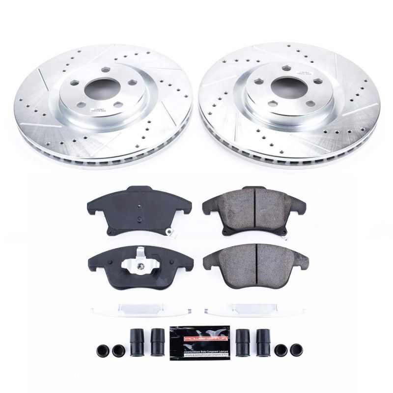 Power Stop 19-20 Ford Police Responder Hybrid Front Z23 Evolution Sport Brake Kit Brake Kits - Performance D&S PowerStop