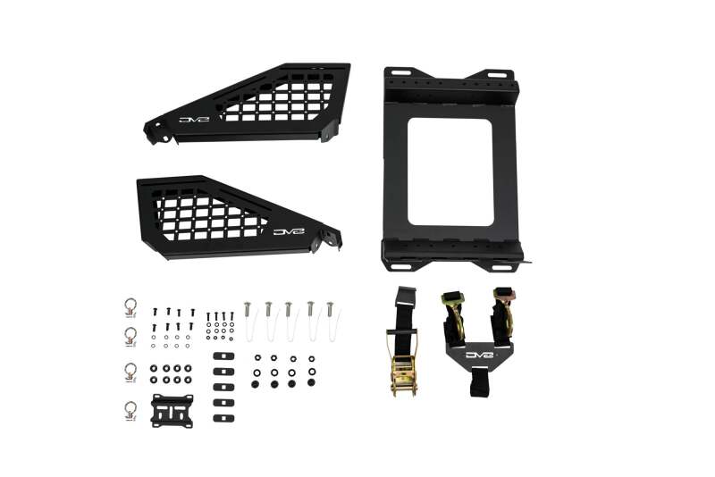 DV8 Offroad Truck Bed Universal Tire Carrier & Accessory Mount Chase Racks DV8 Offroad