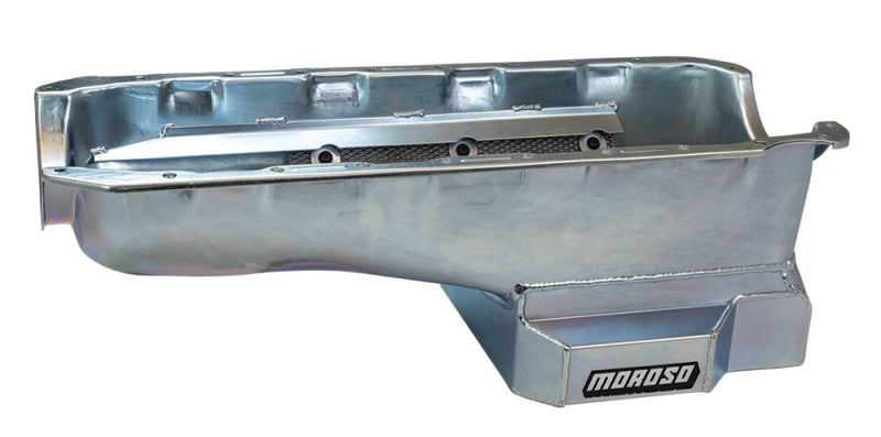 Moroso Chevrolet Big Block Mark IV Kicked Out Wet Sump 6qt 8in Steel Oil Pan Oil Pans Moroso