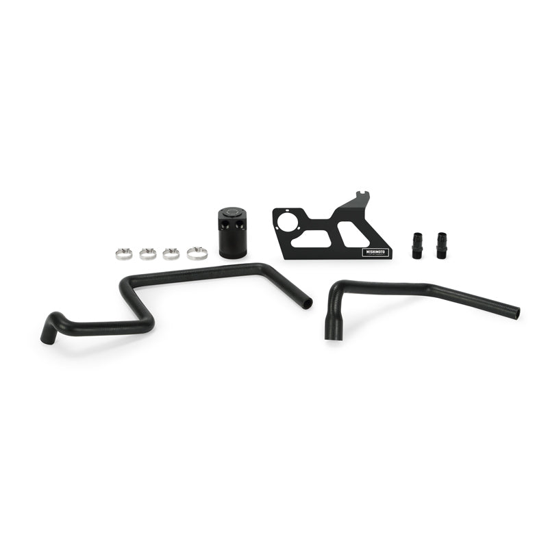 Mishimoto 07-11 Jeep Wrangler JK Baffled Oil Catch Can - Black Oil Catch Cans Mishimoto