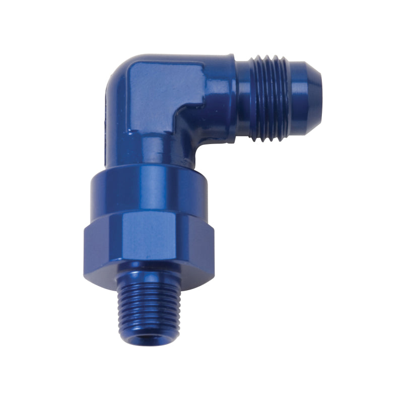 Russell Performance -10 AN 90 Degree Male to Male 1/2in Swivel NPT Fitting Fittings Russell