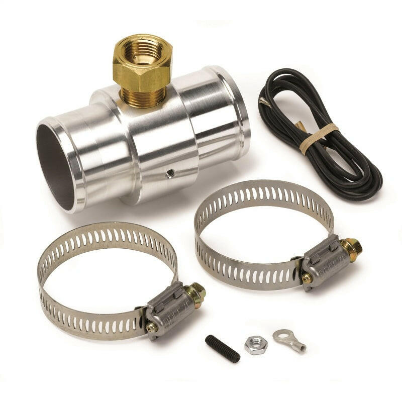 Autometer Radiator Hose Adapter 1.5in, 0.375in NPTF Female, Aluminum Gauges AutoMeter