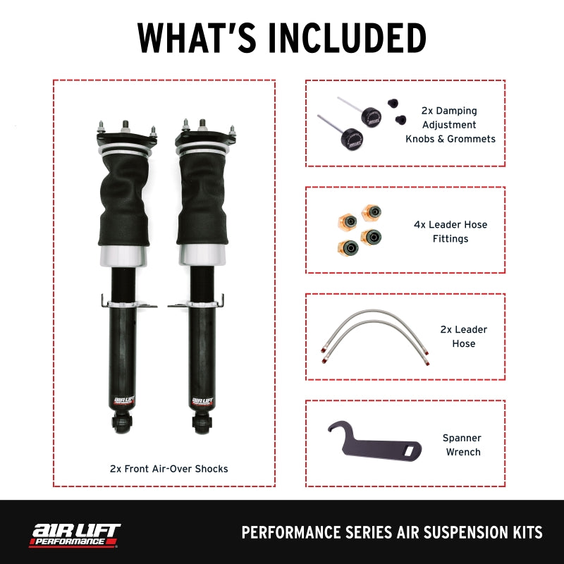 Air Lift Performance 09-13 Infiniti G37 / 09-20 Nissan 370z Front Air Suspension Kit Air Suspension Kits Air Lift
