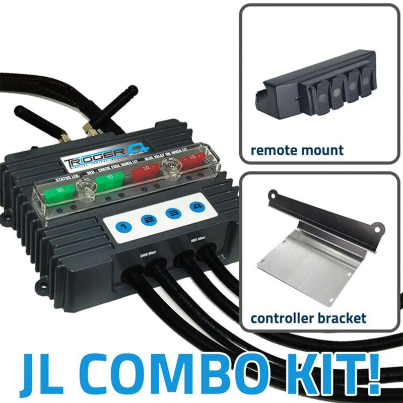 Oracle Trigger 4 Plus Wireless Accessory Control System Combo Kit - Jeep Jl And Jt Switch Panels ORACLE Lighting