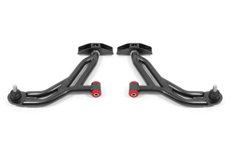 BMR Suspension 05-14 Ford Mustang Lower A-Arms - Black Hammertone - Non-Adjustable Control Arms BMR Suspension