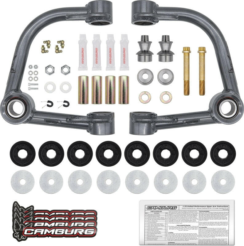 Camburg Toyota Tacoma Pre/4WD 05-23 / 4-Runner 03-23 / FJ 07-14 1.25in Uniball Upper Arms Suspension Arms & Components Camburg