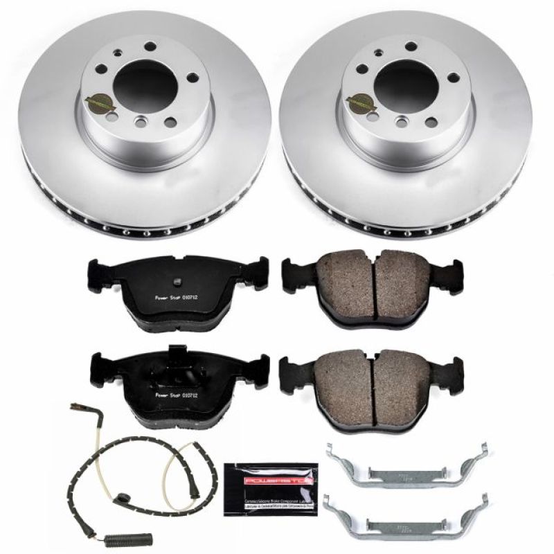 Power Stop 97-00 BMW 540i Front Z23 Evolution Sport Coated Brake Kit Brake Kits - Performance D&S PowerStop